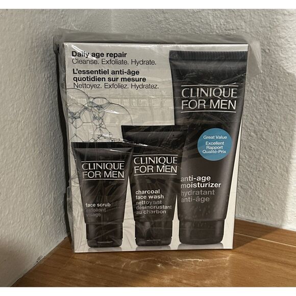 Clinique Other - Clinique Daily Oil-Free Hydration Men's Skincare 3-pc Set NIB